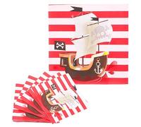 Toyland® Lot de 20 serviettes en papier bateau pirate à 2 épaisseurs - Fêtes pirates - Décorations et accessoires de table de fête pour enfants