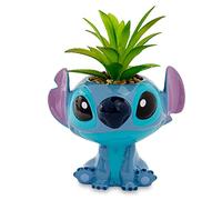 Toynk Disney Lilo & Stitch Pot de fleurs en céramique avec plantes succulentes artificielles 12,7 cm