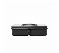Toyo Boîte de rangement en acier sans soudure, boîte à outils Taille compacte, T-320 Col. Noir