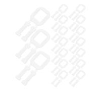 Toyvian 100pièces Poignées de Transport Antidérapantes Pp Transparent pour Cartons de Déménagement et Boîtes Expédition Accessoires de Remplacement Résistants et Faciles à Installer