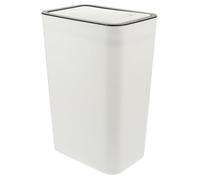 Toyvian 10l Poubelle Étroite à Pression avec Couvercle Anti-odeur en PP | Blanc, Design Moderne et Simple, Usage Chambre ou Autre Pièce, Réutilisable, Grosse Capacité