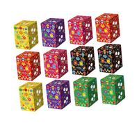 Toyvian 12 Pièces Paquet Luminaire Tête de Mort pour Ambiance Halloween, | Papier Découpé, Couleurs Vives, pour Bougies LED et Tea Lights, Déco Table, Bonbons, Fêtes