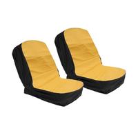 Toyvian 2 Pièces Housse de Siège pour Tracteur Tondeuse 15 Pouces en | Jaune, Respirante et Lavable en Machine, Installation Rapide, Nettoyage Facile pour Usage Extérieur
