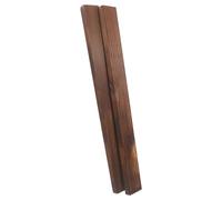 Toyvian 2 Pièces Lattes de Bois Traité sous Pression 20x40 MM pour | Bois Brut Scié, Finition Rustique Naturelle, Grain Visible, Usage Jardin, Teinte Café