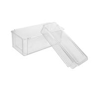Toyvian 2 pièces Organisateur de Tiroir Réglable Transparent Boîte de Rangement Extensible pour Ustensiles de Cuisine et Maquillage Séparateur Coulissant Adaptable pour Salle de Bain et