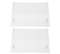 Toyvian 2 Pièces Panneau de Skimmer 1091lx en PVC Blanc pour Piscines Hors Sol et Enterrées, Installation sans Outil, des Produits Chimiques