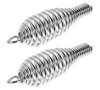Toyvian 2 Pièces Poignée à Ressort pour Poêle à Granulés en Acier | Forme Tambour, Mécanisme Souple de Compression- , Prise Confortable, pour Poêle à Granulés et Chaudière