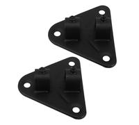 Toyvian 2 Pièces Support Mural pour Ventilateur Électrique en Fer Noir, Accessoire Solide et Stable pour Ventilateur Mural Industriel en Fête