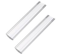 Toyvian 2 Pièces Transparente Règle Loupe Guide Ligne en Acrylique 6,3 | Lecture Précise, Barre Portable Traceur Bleu, pour Bible et Cartes, Usage Maison et Loisirs Créatifs
