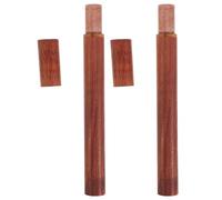 Toyvian 2 Pièces Tube en Bois Précieux de Rangement pour Bâtonnets de Parfum 20g, Porte-Parfum Fin et Portable Fermeture Parfumée pour Cérémonies Spirituelles et Studios de Yoga