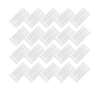 Toyvian 20 Feuilles D'autocollants pour Bouteilles de Voyage en Pvc Transparent, Étiquettes Autocollantes pour Shampoing et Gel, Organisation Salle de Bain et Soins Personnels Pratiques