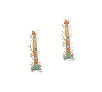 Toyvian 2feuilles Toise Murale Autocollante Pour Mesure De Hauteur Avec Animaux Forêt Décoration De Chambre Et Salle De Jeux Sécure Et Amovible Arbre