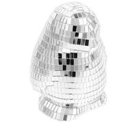 Toyvian 3 Pièces Figurine de Pingouin Décorative Disco Miroir pour Noël,