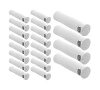 Toyvian 30 Pièces Accessoire pour Manche de Balai en Plastique Haute Résistance Embout Ergonomique, Manchon D'extrémité Solide pour Nettoyage Familial et Salles de Bains