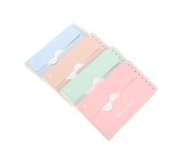 Toyvian 4 Pièces Carnet de Notes Portable en Papier pour Élèves, pour Créer des Cartes de Vocabulaire et Projets DIY en Milieu Scolaire Couleur Aléatoire