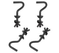 Toyvian 4 Pièces Lot de Crochets de Suspension Robustes Fixation Solide pour Chaise Longue Hamac et Balançoire pour Usage Extérieur Jardin ou Terrasse