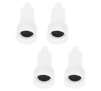 Toyvian 4 Pièces Pompe Distributrice de Remplacement en Plastique Blanc pour Distributeur de Savonnette Mural 350ml Distribution Précise et Solution Hygiénique Cuisine et Salle de Bain