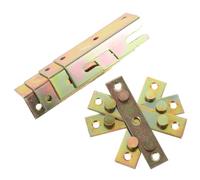Toyvian 4 Pièces Support de Cadre de Lit Robuste en Fer | Rails, Têtes et Pieds de Lit, Pièce de Rechange Stable, Solide, Support Fiable, Design Minimaliste
