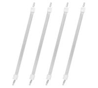 Toyvian 4 Pièces Tube Chauffant en Quartz de Remplacement pour Radiateur Électrique Domestique, Résistance Haute Température, Chauffage Stable, Longueur 34,5cm Adapté pour Usage Intérieur