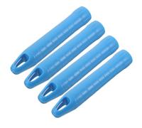 Toyvian 4pcs Embouts de Manche à Balai en Plastique 19mm, Accessoires pour Manche à Balai Antidérapants, Confort de Prise, Adaptés pour Cuisines et Salles de Bain