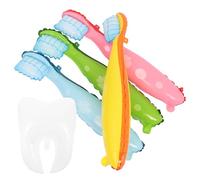 Toyvian 5 Pièces Ballon Brosse à Dents 3d Réutilisable en Pe Structure Stable pour Décorations de Fête D'anniversaire et Fête à Thème Scolaire