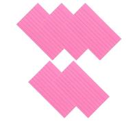 Toyvian 500 Pièces Bloc-notes Adhésif Rose à Lignes, Papier Mat | Feuilles Réutilisables sans Résidu, Dos Collant, pour Cours, Planning et Fournitures de Bureau