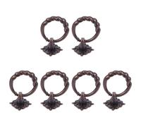 Toyvian 6 Pièces Poignée de Meuble Rétro en Alliage de Zinc pour Coffret | Installation Simple, Remplace une Ancienne Pièce, pour Coiffeuses, Armoires et Décorations