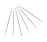 Toyvian 6 Pièces Tube Chauffant en Quartz Élément Chauffant Tubulaire Blanc en Quartz et Céramique de Remplacement et Installation Facile Chauffage Rapide pour Radiateur Électrique