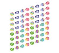 Toyvian 8 Pièces Guirlande Suspendue et Animation Ludique de Pâques en Papier Œufs Colorés Créatifs, Décoration Polyvalente pour Fête de Pâques Intérieure