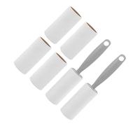 Toyvian 8 Pièces Rouleau Anti-Peluches Portable en Abs pour Vêtements et Animaux, Brosse Légère Poils de Chat et Chien, pour Valise et Garde-Robe