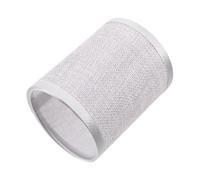 Toyvian Abat-jour Anti-éblouissement en Lin Naturel pour Douille E14, Petit Abat-jour Rond Argenté, Installation Rapide, pour Lampe de Chevet ou Lampe de Table en Salon Cuisine