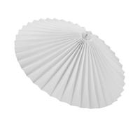 Toyvian Abat-jour en Tissu Blanc, Forme Parapluie Structure Simple, Facile à Installer, pour Lampadaire et Applique Murale, Usage en Bureau ou Chambre