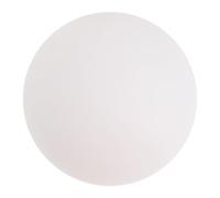 Toyvian Abat-jour Globe en Verre Blanc Rond Diffusion Douce de Lumière, Structure Métallique pour Éclairage Plafond Ambiant et Détente en Chambre