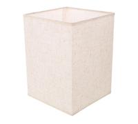 Toyvian Abat-jour Rectangulaire en Tissu pour Lampe de Table et Applique Murale, Style Artistique, Couleur Beige, Taille Moyenne, Remplacement pour Chambre et Salle à Manger