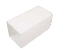 Toyvian Abat-jour Rectangulaire en Verre Dépoli Blanc pour Luminaires