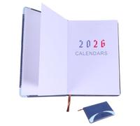 Toyvian Agenda Journalier 2026 A5 en PU avec Onglets Mensuels et Signet | Cahier Papier au Style Minimaliste, Accès Rapide par Mois, pour Travail, Voyages et Notes en Classe