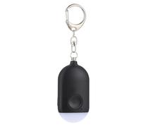 Toyvian Alarme Personnelle Lampe Torche LED Rechargeable Portable Mini Alarme Extérieure en Abs et PC , 130mah , pour Usage Outdoor et Voyage