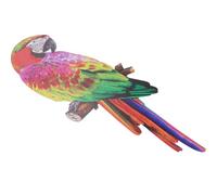 Toyvian Applique murale Perroquet en fer Décoration murale oiseau en métal Sculpture murale métal cuisine chambre bébé résistant à la corrosion 2