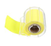 Toyvian Blocs-notes Adhésifs Rouleau Jaune Dévidoir Abs et Papier pour Organisation Scolaire Domicile, Autocollants Mémo Réutilisables et Faciles à Enlever