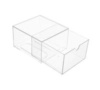 Toyvian Boîte de Rangement Empilable Usage Polyvalent en Acrylique Transparent Design Moderne Tiroirs pour pour Cosmétiques et Mouchoirs pour Salle de Bain ou Coiffeuse