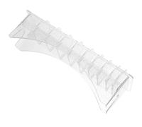 Toyvian Boîte de Rangement pour Sabots de Tondeuse 10 Compartiments en Ps, Organisateur Pratique pour Salon de Coiffure, Support Facile D'accès pour Peignes et Protège-lames