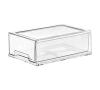 Toyvian Boîte de Rangement Transparente en Pet pour Bureau Tiroir, Organiseur de Bijoux et Accessoires, Capacité Suffisante, Design Simple et Robuste, pour Bureau ou Chambre
