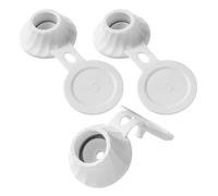 Toyvian Bouchons Étanches Pour Distributeurs De Shampooing 3pièces En TPE, Trou De 18mm, Pour Cuisine Et Salle De Bain