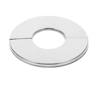 Toyvian Cache-tuyau Plastique Argenté pour Robinet et Tuyaux D'eau, Bride Décorative Polyvalente pour Salle de Bain et Jardin, Esthétique et Fonctionnelle
