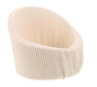 Toyvian Canapé Photo Blanc pour Bébé -né, Mini Canapé Léger en Coton Mousse et Fibre Chimique, Support Stable pour Séance Photo de Naissance en Intérieur et Extérieur