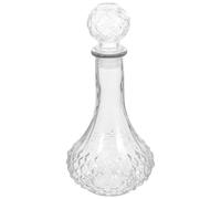 Toyvian Carafe à Whisky en Verre Épaissi Transparent 500 Ml, Bouteille à Vin Décorative Longue Encolure, Carafe à Vin Cocktail Multifonction pour Maison et Restauration