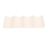 Toyvian Casier à Vin Support Horizontal Antidérapant de Style Européen en Plastique Blanc et Gain de Place, Organise Jusqu'à 10 Bouteilles pour Comptoir Cuisine