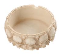 Toyvian Cendrier Décoratif Tête de Mort en Résine Beige, Style Fantaisie | Fête Halloween, sans Bavure, Fond Stable, Surface Lisse, Peu Encombrant