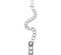 Toyvian Chaîne de porte antivol en métal argenté, chaîne de suspension pratique pour porte d'armoire, installation pour vitrines et meubles