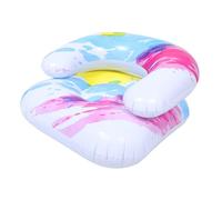 Toyvian Chaise Gonflable pour Garçon et Filles Siège Confortable en Pvc Soutien Dorsal Design Coloré pour Tout-petits